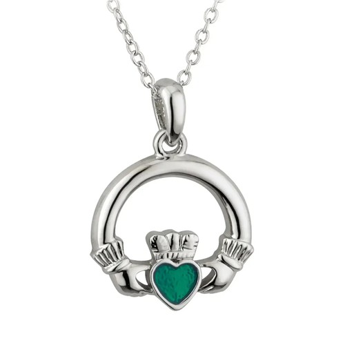 Irische claddagh ring kette - claddagh,