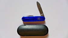 NOS: Vintage/Neu: Taschenmesser Victorinox Mod. Bantam, Swissknife, Crystal blue