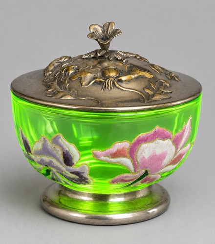 Antik jugendstil uranglas - jugendstil,