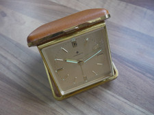 Reise Wecker JUNGHANS  mechanisch Handaufzug, Tischuhr, voll funktionsfähig
