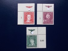 Auswahl aus GG 120- 124 **  vom Rand Hoheitszeichen - 1 Marke laut Fehlliste