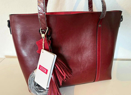 Stiva damen shopper - shopper, leder