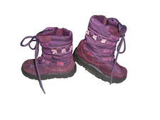 3. Super Winter Stiefel ELEFANTEN Gr.21 weinrot Leder-Mesch Sympatex Sterne