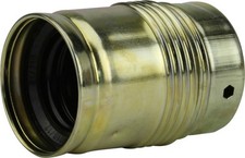 Lampen-Fassung Glattmantel E