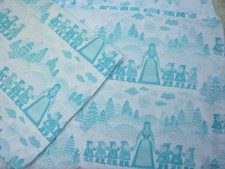 DDR Kinder Bettwäsche  1 Bettbezug 1 Kissen , Märchen Schneewittchen u. 7 Zwerge