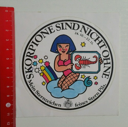 Aufkleber sticker stern pils - stern,