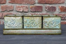 3er Set Nostalgie Blumentöpfe