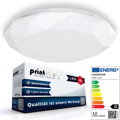 Led deckenleuchten glitzer - led,