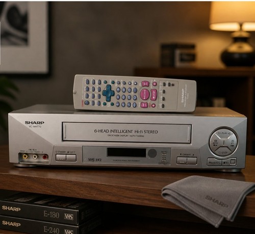 Vhs videorecorder sharp - vhs,