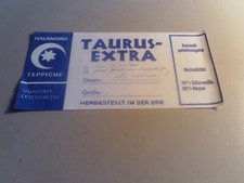 Altes Etikett Teppich