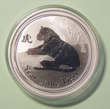 Australien 2 $ - Jahr des Tigers - 2010 (2 Unzen)