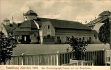 AK AUSSTELLUNG AUSSTELLUNG MÜNCHEN KINEMATOGRAPH THEATER 1908