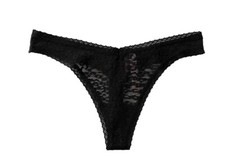 Victoria’s Secret VS String Tanga Slip Höschen Unterhose L 40 XL 42 schwarz NEU