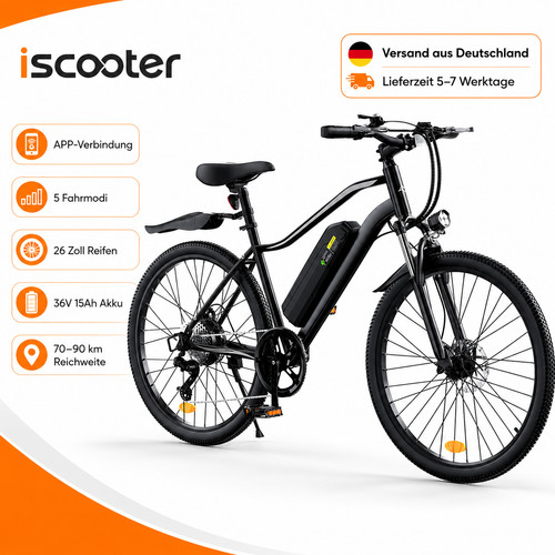 Elektrofahrrad mountainbike - mountainbike, 26