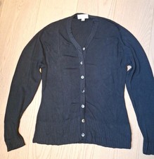 Luxus Esprit Damen Strickjacke/Cardigan Gr. S/M 38 Schwarz Festlich Fein Schwer