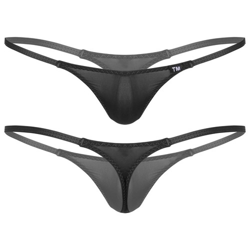 Herren transparent string - de,