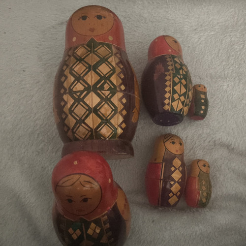 Bemalte holz matroschka - bemalte, holz-matroschka