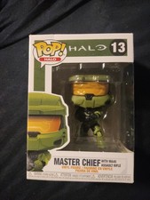 Funko Pop MASTER CHIEF WITH MA40 ASSAULT RIFLE #13 HALO Vinyl Figure Protector