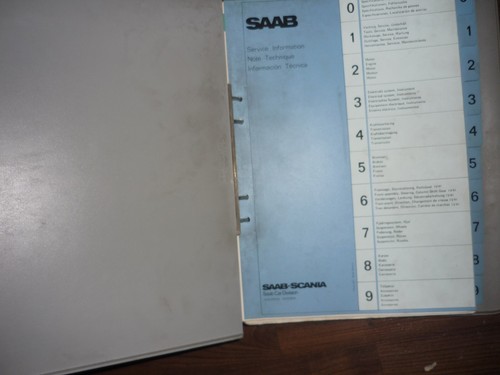 Saab mappe original - 99,
