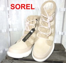 SOREL Designer BOOTS Waterproof materials Gr. 40 Warmfutter INSULATED Beige