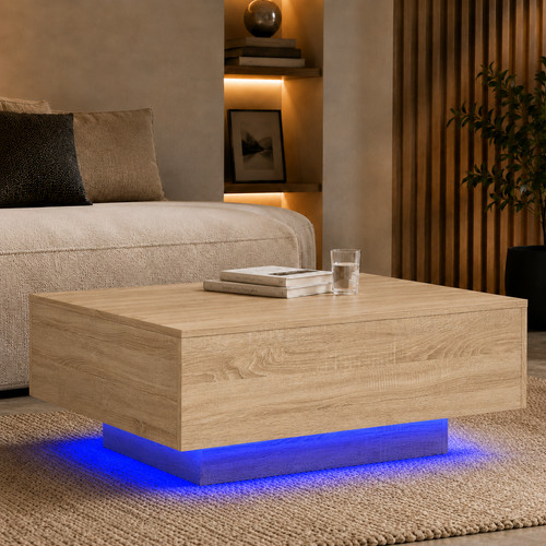 Led wohnzimmertisch couchtisch - led,