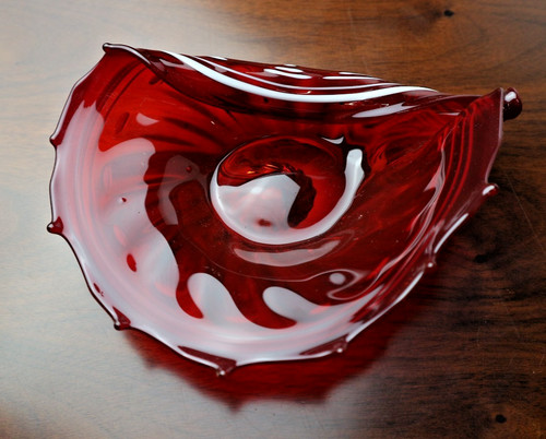 Filigrane murano glas schale - filigrane,