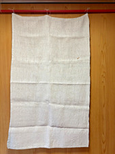 Leinen Vorhang /Gardine ca. 126 x 76 cm rustikal Shabby Vintage 1 Stück Original