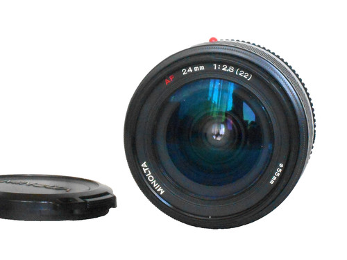 Minolta lens 8 24mm - af, 1:2.8/24mm