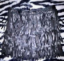 Fransen Mini Rock Pu Leder 3