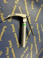 Laryngoskop Set Macintosh Kaltlicht(Fiber Optik)  Kleine Lagerspurren vorhanden.