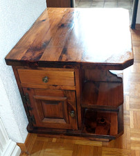 Beistelltisch an Couch, Massivholz Retro Kolonial Vintage *Nur Abholung *