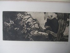 Julius Diez Radierung