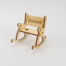 Deko Miniatur Schaukelstuhl