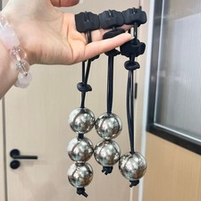 6Typ Metall Penisring Silikon Ballstrecher Enhance Männlich Verzögerung Ring DE