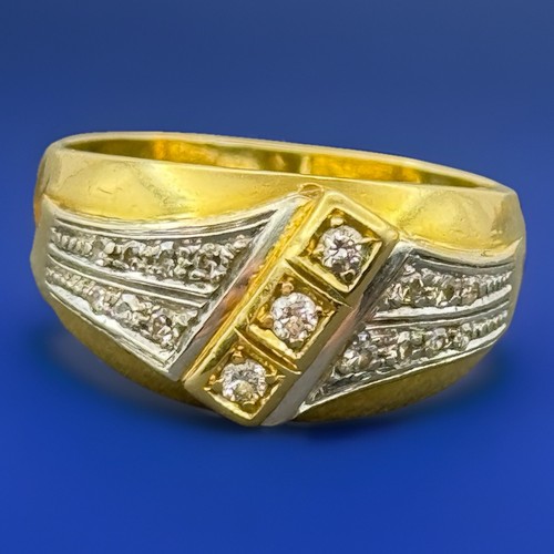 750er diamantring - 750er,
