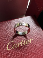 Cartier Love Ring 750 Weißgold Größe 63 *Klassisches Modell*