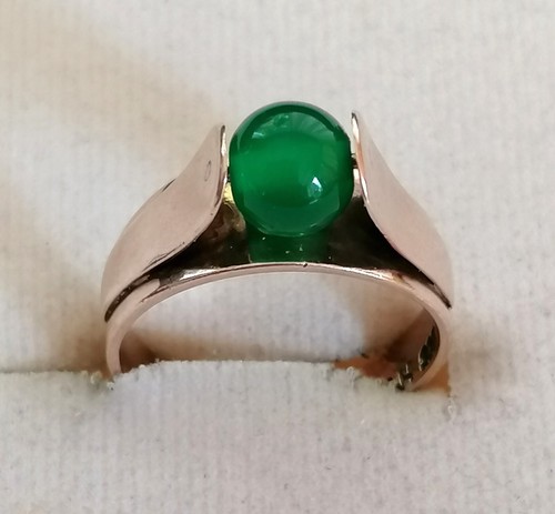 Goldring rotgold ring 333 mit - goldring,