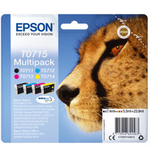 Epson Original T0715 Druckerpatrone Gepard 4 Farben