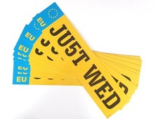 2 Kennzeichenschilder