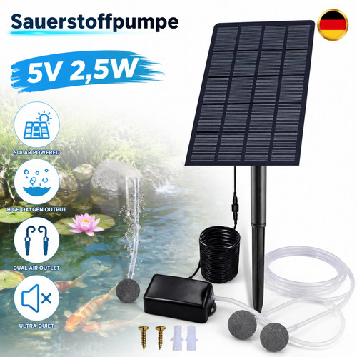 Sauerstoffpumpe solarbetrieben - sauerstoffpumpe,