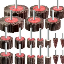 Fächerschleifer Set Korn 80 20 Stück Lamellenschleifer für Bohrmaschine