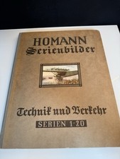 Sammelalbum Homann Serienbilder Technik und Verkehr vollständig