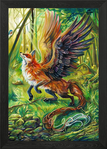 Geflügelter fuchs wald - geflügelter, im
