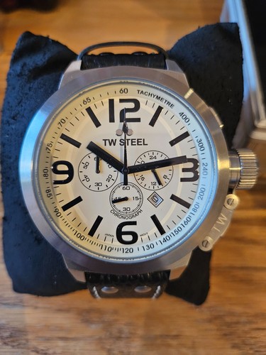 Steel canteen chronograph - steel,