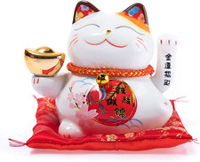 - Maneki Neko Winkekatze Weiß