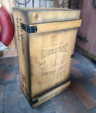 BARKISTE BARSCHRANK FRACHTKISTE OLD DUBLIN WHISKY KISTE VINTAGE MINIBAR BAR HOLZ