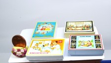 *~ * 4 Nostalgie Spiele Schachteln für das Puppenhaus  2 *~*