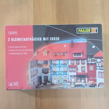 Faller - 2 Kleinstadthäuser mit Erker (130495) - Bausatz in OVP - neuwertig