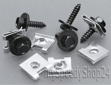 10 Blechmutter 10 Schrauben Radhausschale Unterfahrschutz Clips für BMW E36 E46