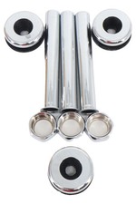 benkiser Waschbecken Armatur Anschluss Set Modern Silber Chrom